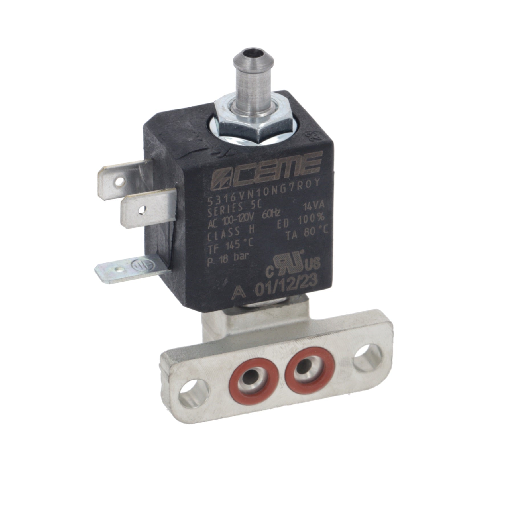 120V Three-Way Solenoid Valve