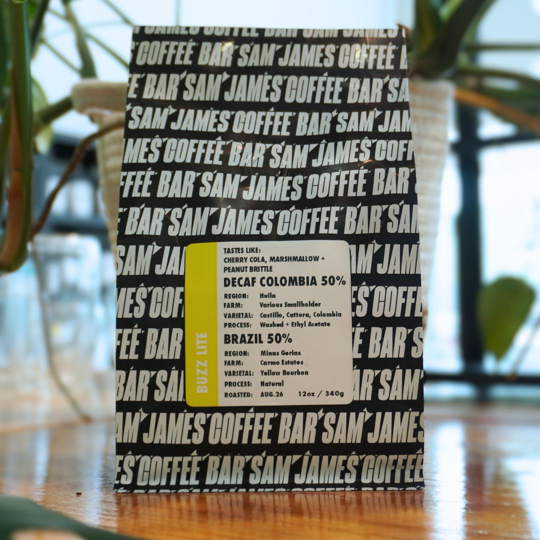 Sam James Coffee Bar Buzz Lite Decaf Coffee Beans