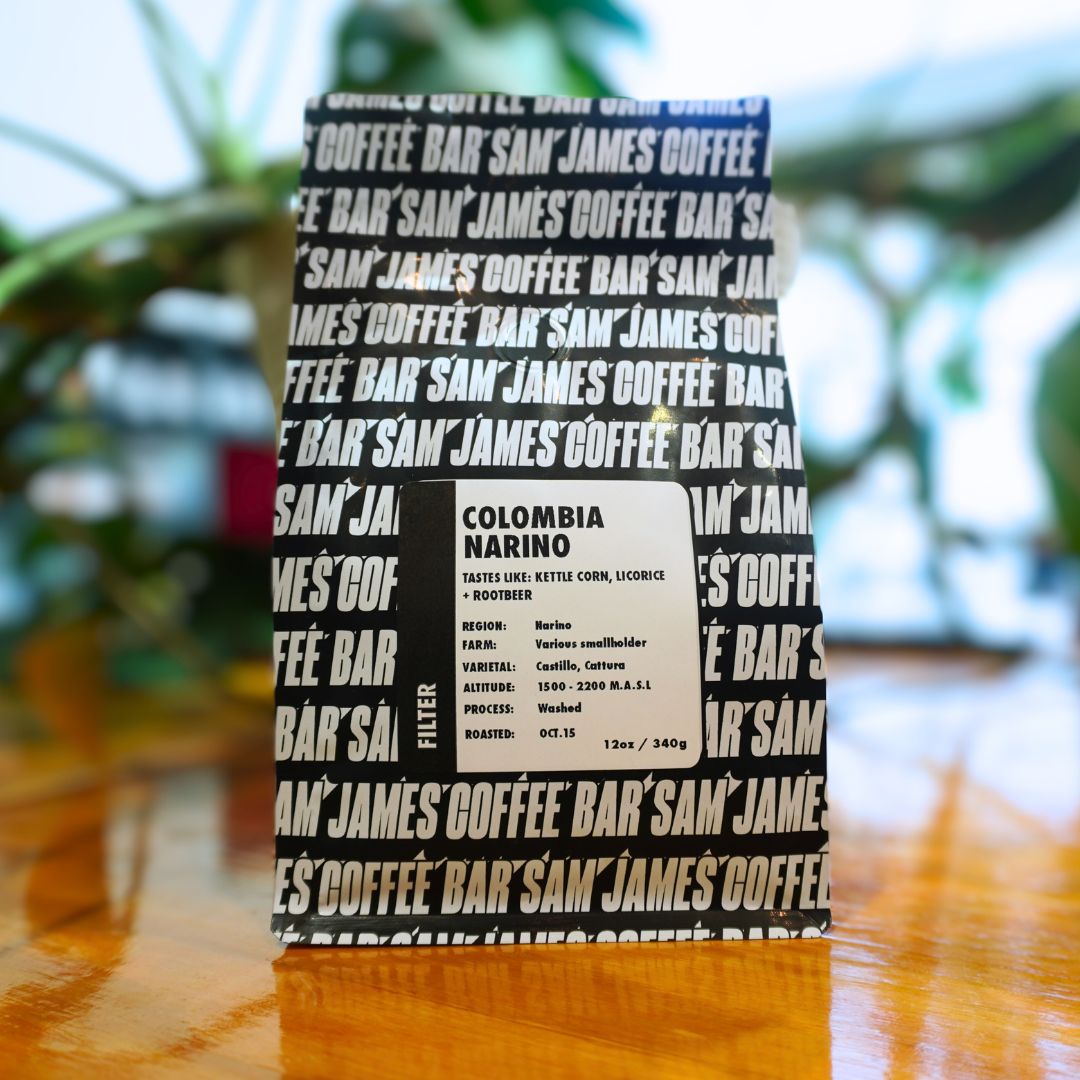 Sam James Coffee Bar Colombia Narino Coffee Beans