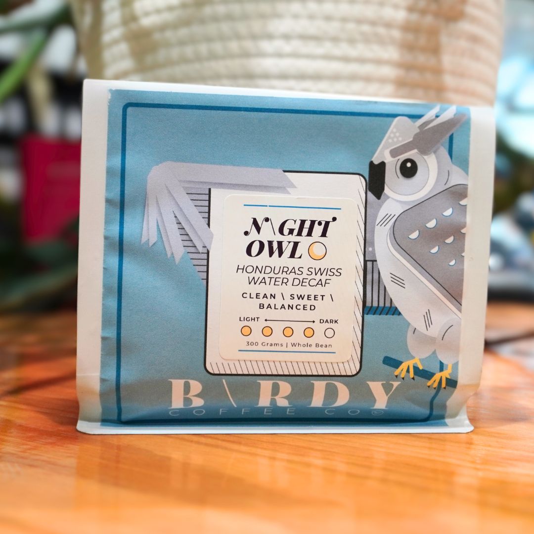 Birdy Coffee Co. Night Owl Decaf Coffee Beans