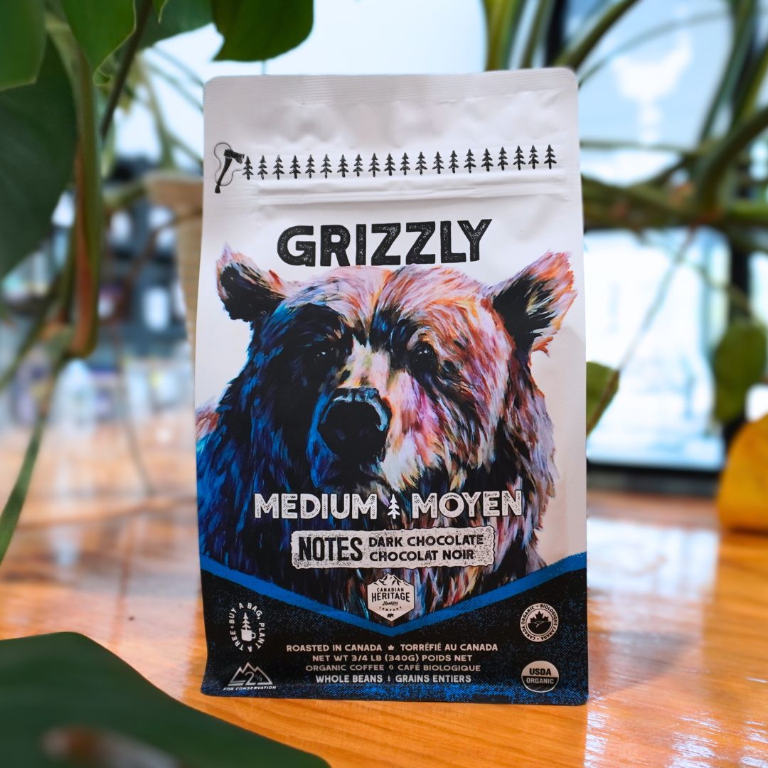 Calgary Heritage Roasting Company Grizzly Organic Coffee Coffee Beans