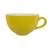 Coffee Addicts commercial ceramic cup in matte yellow latte bowl 16oz 450ml