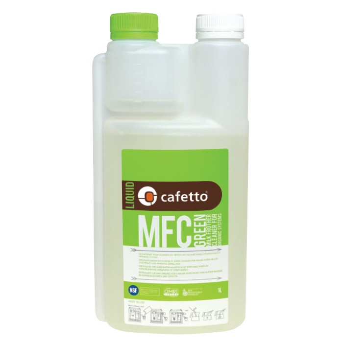 Cafetto Daily Milk Frother Cleaner MFC Green - Coffee Addicts Canada