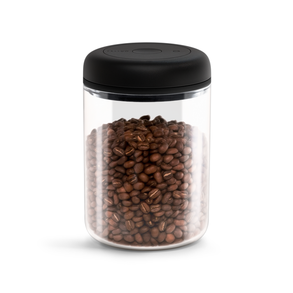 Fellow Atmos coffee vacuum canister in glass 1.2L