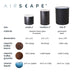 Planetary Design Airscape coffee addicts sizes