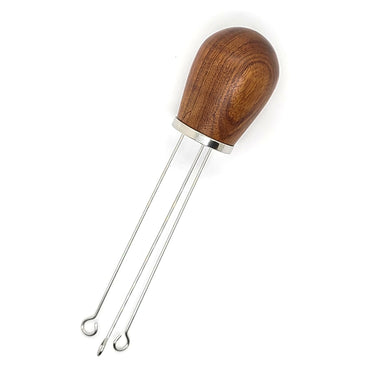 WDT tool with rosewood handle and stainless steel needles
